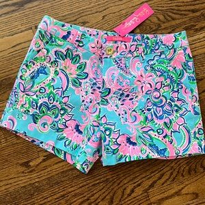 Lilly Pulitzer Callaghan stretch short in "Jungle Sunrise" - size 4 - NWT